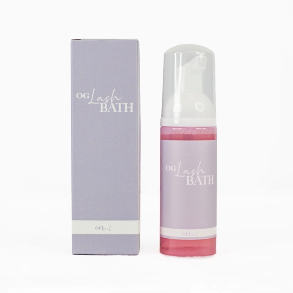 Pink Foaming Lash bath